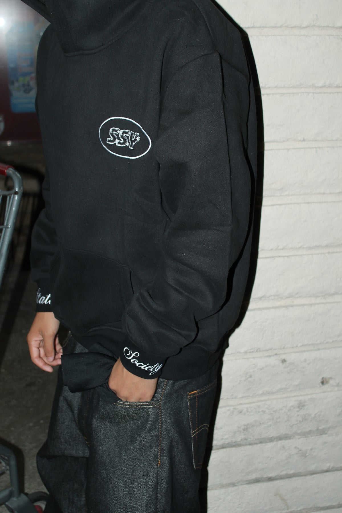 Face Black Hoodie